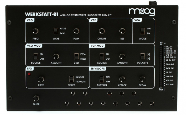 Moog Werkstatt-01 and CV Expander по цене 16 400 ₽