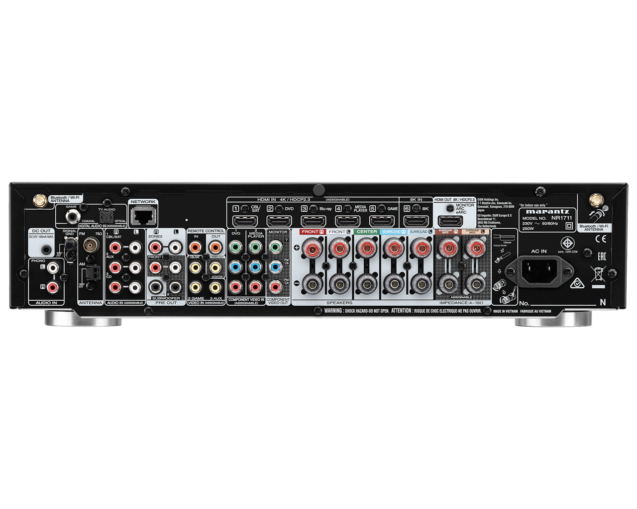 Marantz NR1711 Black по цене 94 000 ₽