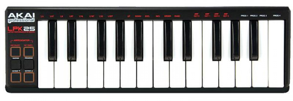 AKAI PRO LPK25 по цене 7 300 ₽