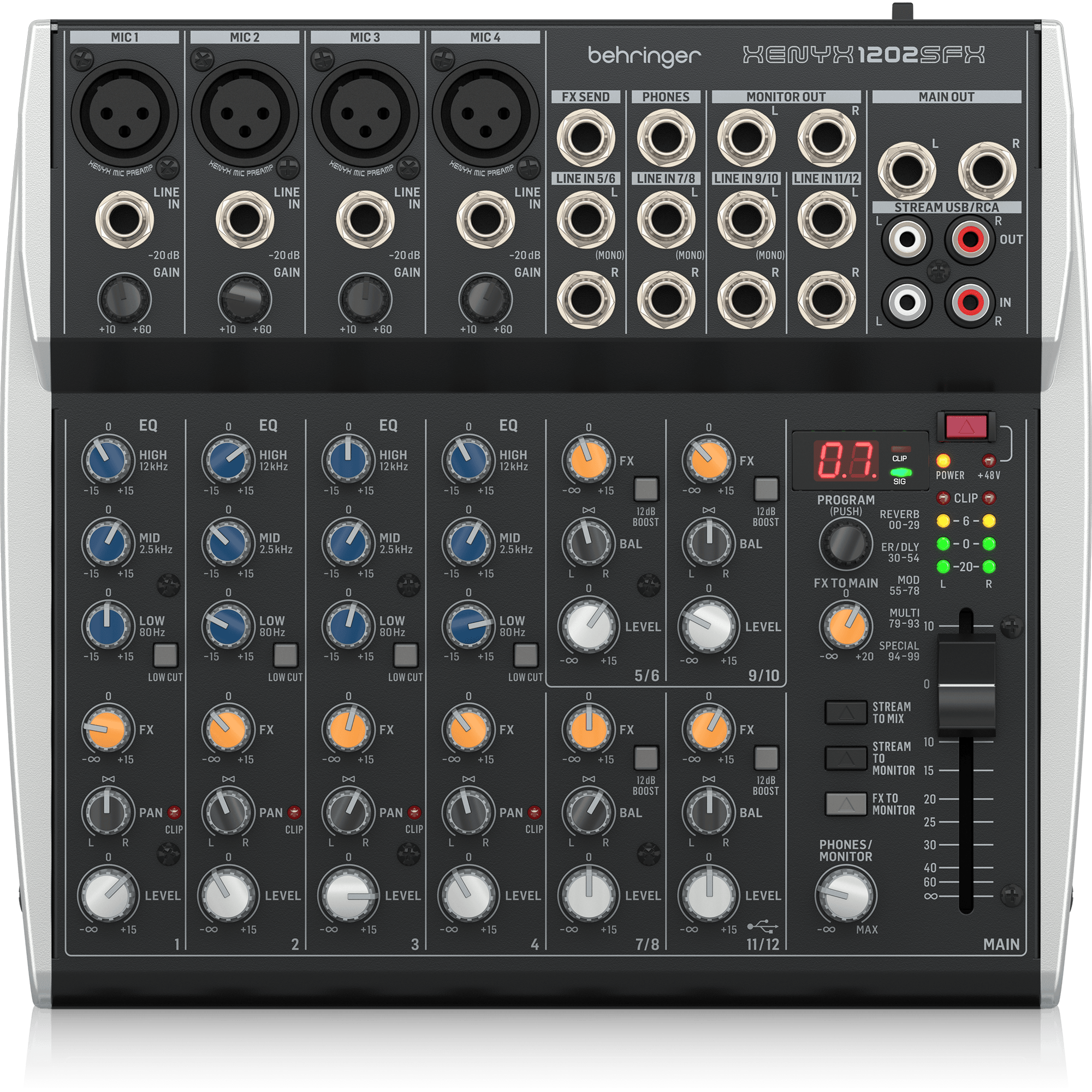 Behringer Xenyx 1202SFX по цене 19 240 ₽