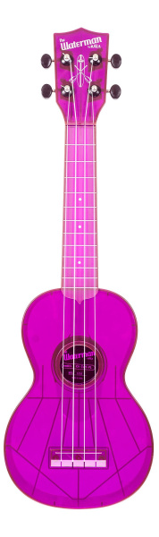 Waterman by Kala KA-SWF-PL Fluorescent Grape Soprano Ukulele по цене 4 510 ₽