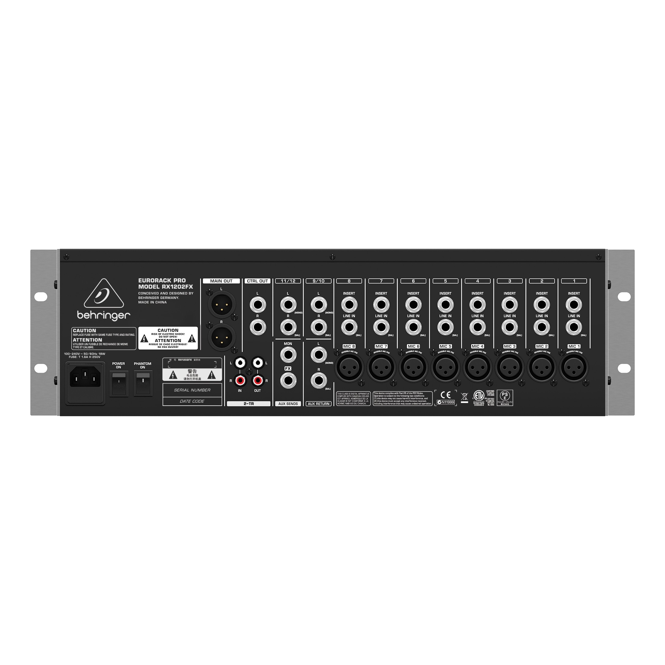 Behringer RX1202FX V2 по цене 25 200 ₽