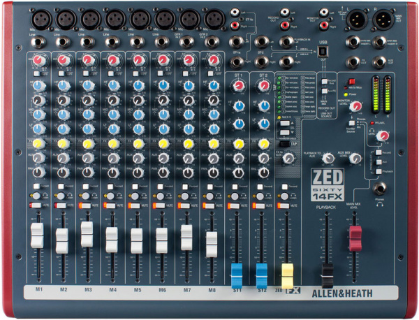Allen & Heath ZED60-14FX по цене 87 900 ₽