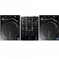 Комплект Pioneer PLX-1000 x2 + Pioneer DJM-450