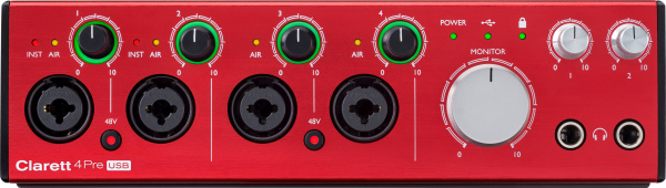 FOCUSRITE Clarett 4Pre USB по цене 60 000 ₽