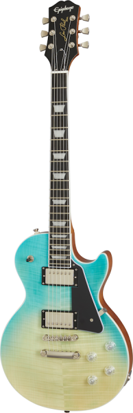 Epiphone Les Paul Modern Figured Caribbean Blue Fade по цене 99 000 ₽