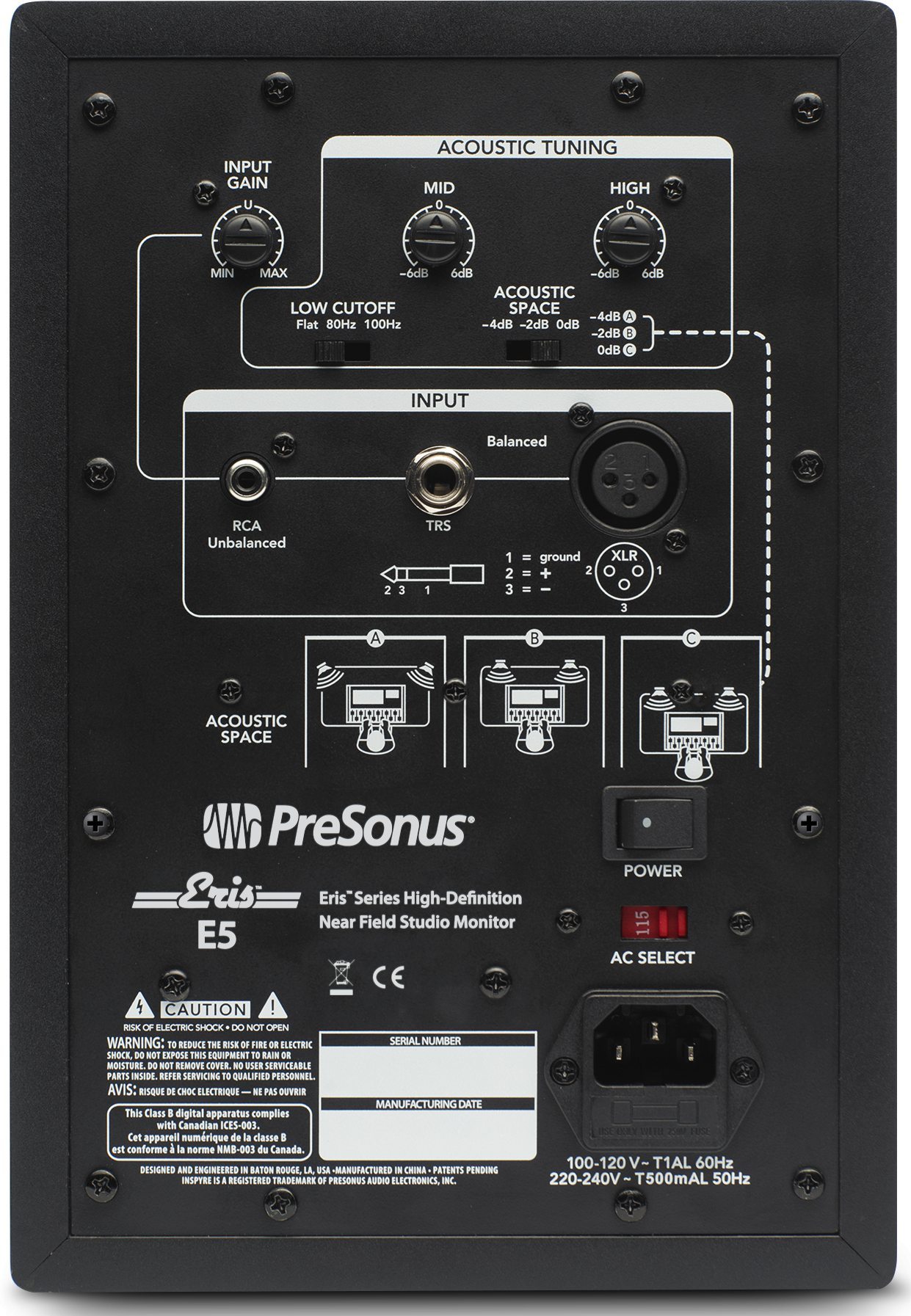 PreSonus ERIS E5 по цене 16 567 ₽