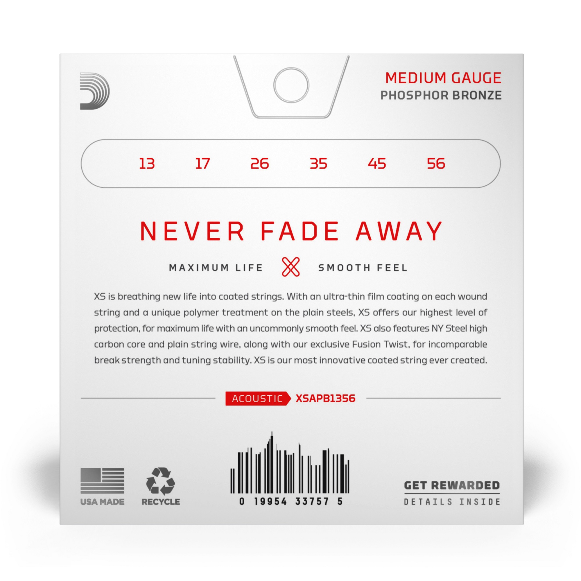 D'Addario XSAPB1356 по цене 3 100 ₽