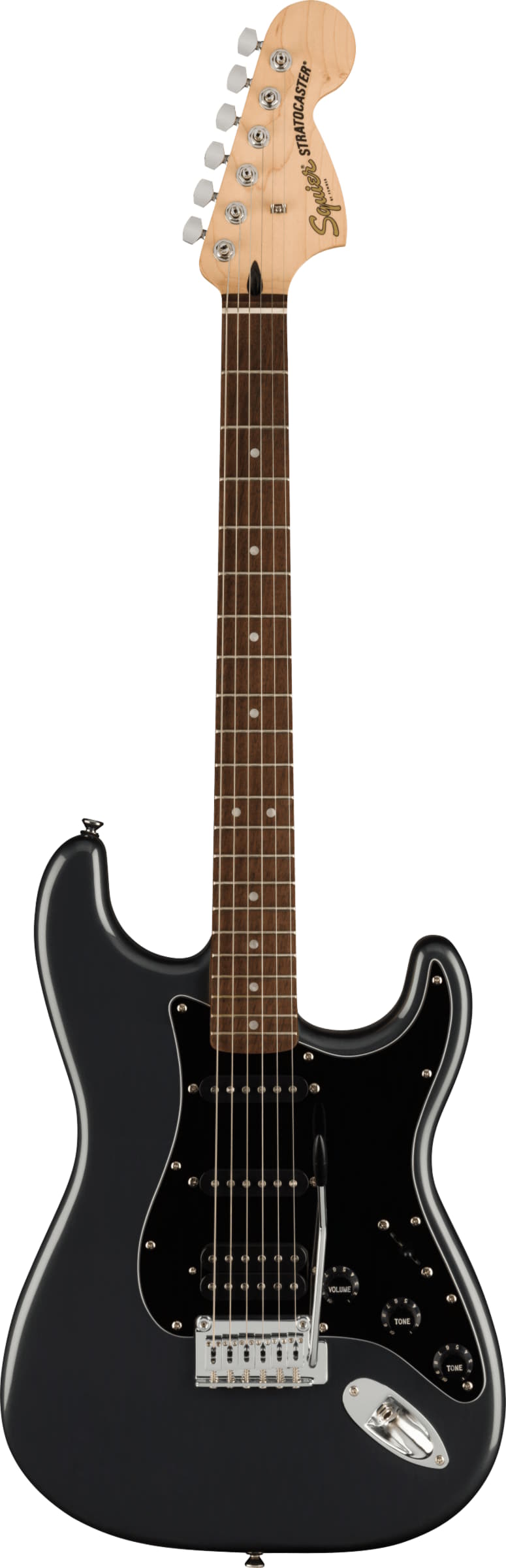 Fender Squier Affinity 2021 Stratocaster HSS Pack LRL Charcoal Frost Metallic по цене 69 000 ₽