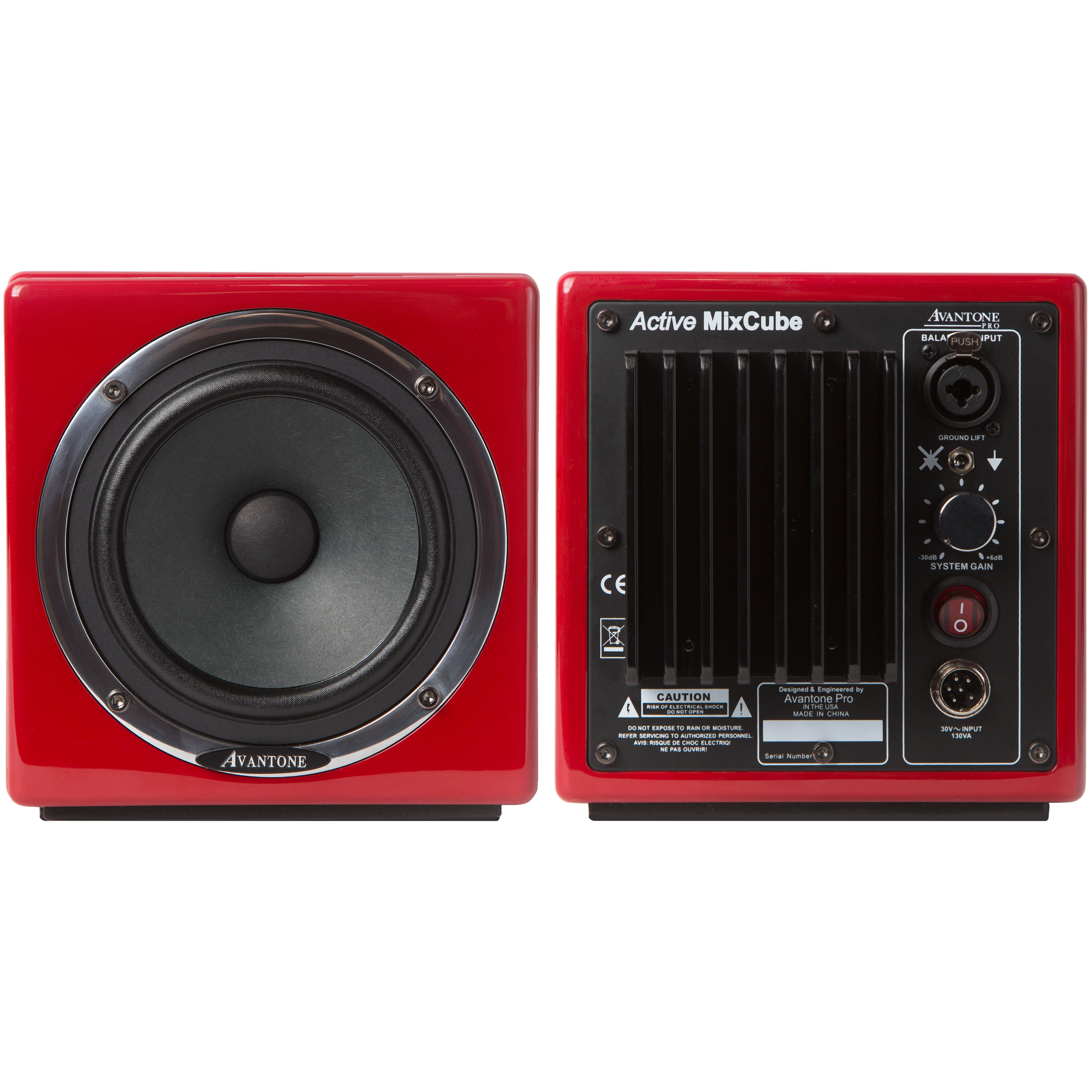 Avantone Pro MixCube Active Monitor Pair Red по цене 85 400 ₽