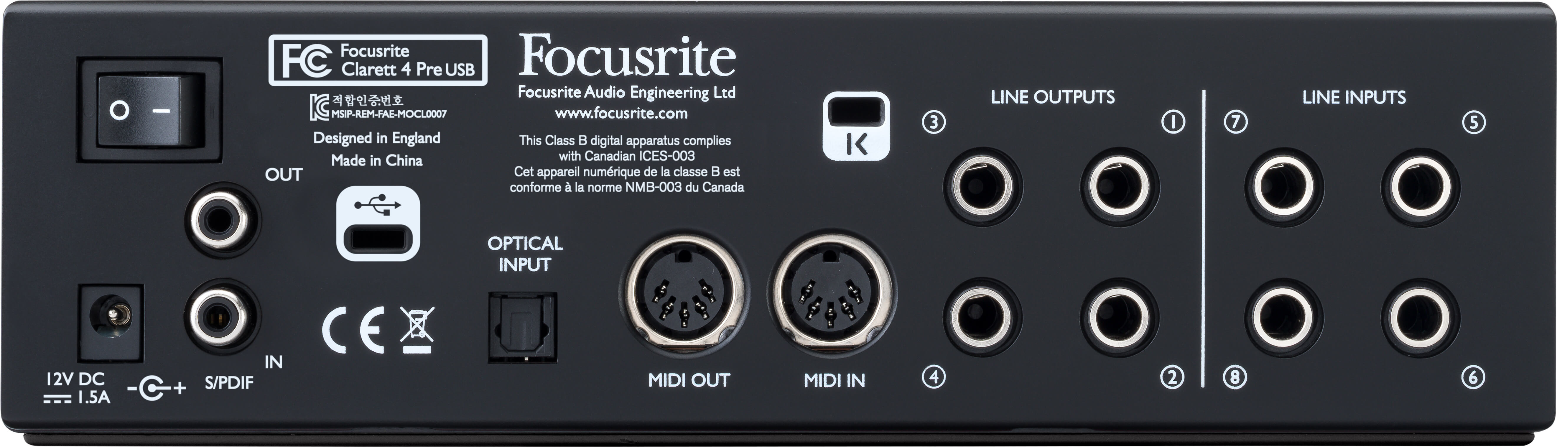 FOCUSRITE Clarett 4Pre USB по цене 60 000 ₽