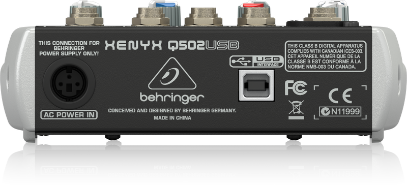 Behringer XENYX Q502USB по цене 6 540.00 ₽