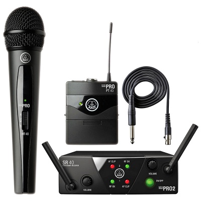 AKG WMS40 Mini2 Mix Set BD US45A/C (660.700 & 662.300) по цене 27 228 ₽