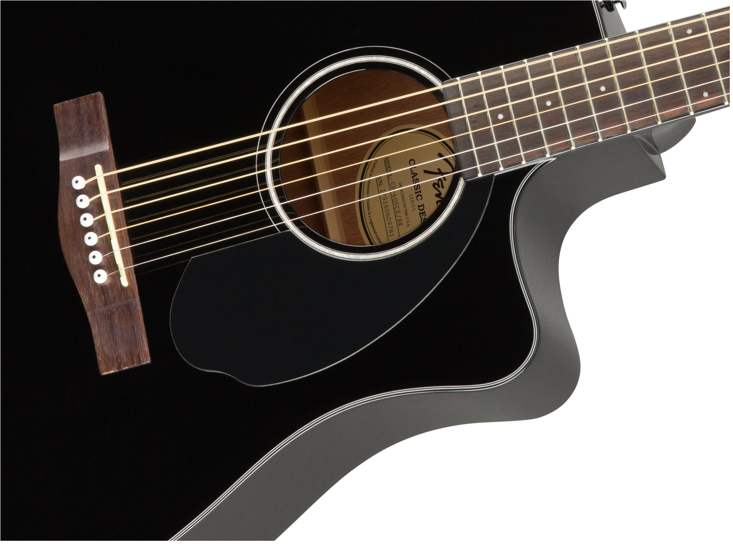 Fender CD-60SCE Black по цене 44 000 ₽