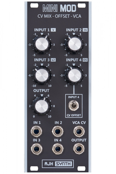 AJH Synth MiniMod VCA black по цене 21 400 ₽