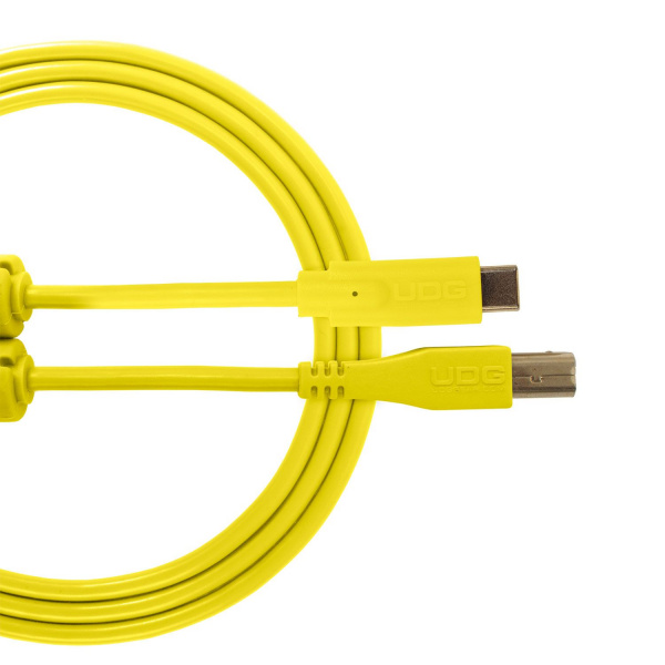 UDG Ultimate Audio Cable USB 2.0 C-B Yellow Straight 1.5m по цене 1 360 ₽