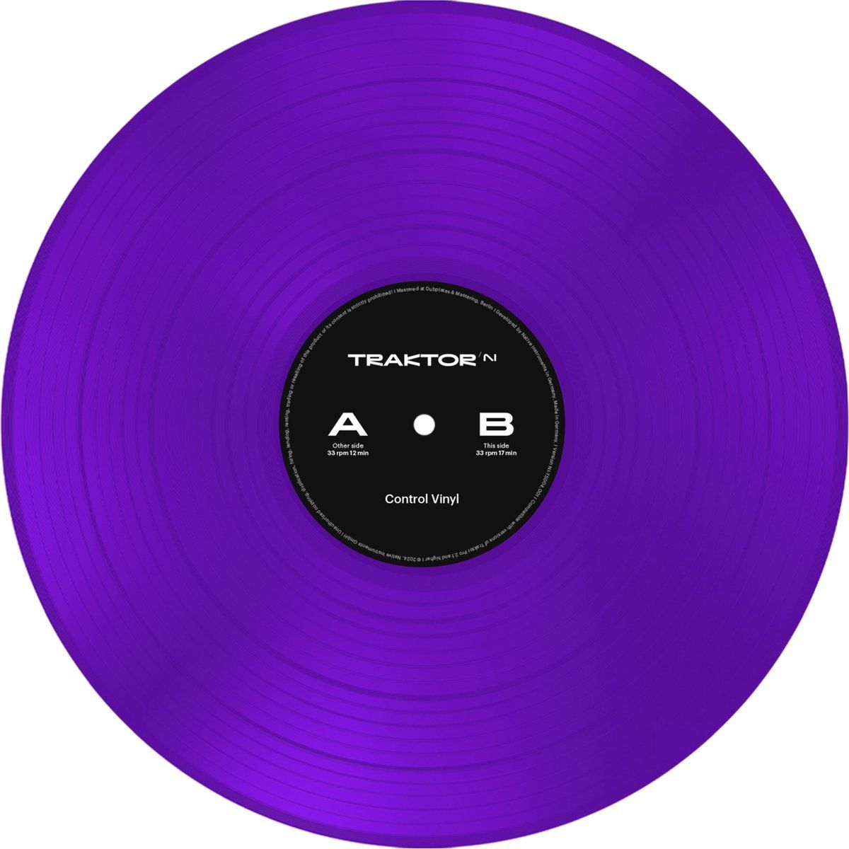 Native Instruments Traktor Control Vinyl MK2 2024 Edition Purple по цене 4 000 ₽
