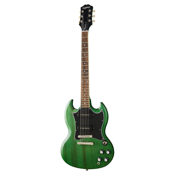 Epiphone SG Classic Worn P90 Worn Inverness Green по цене 42 240 ₽