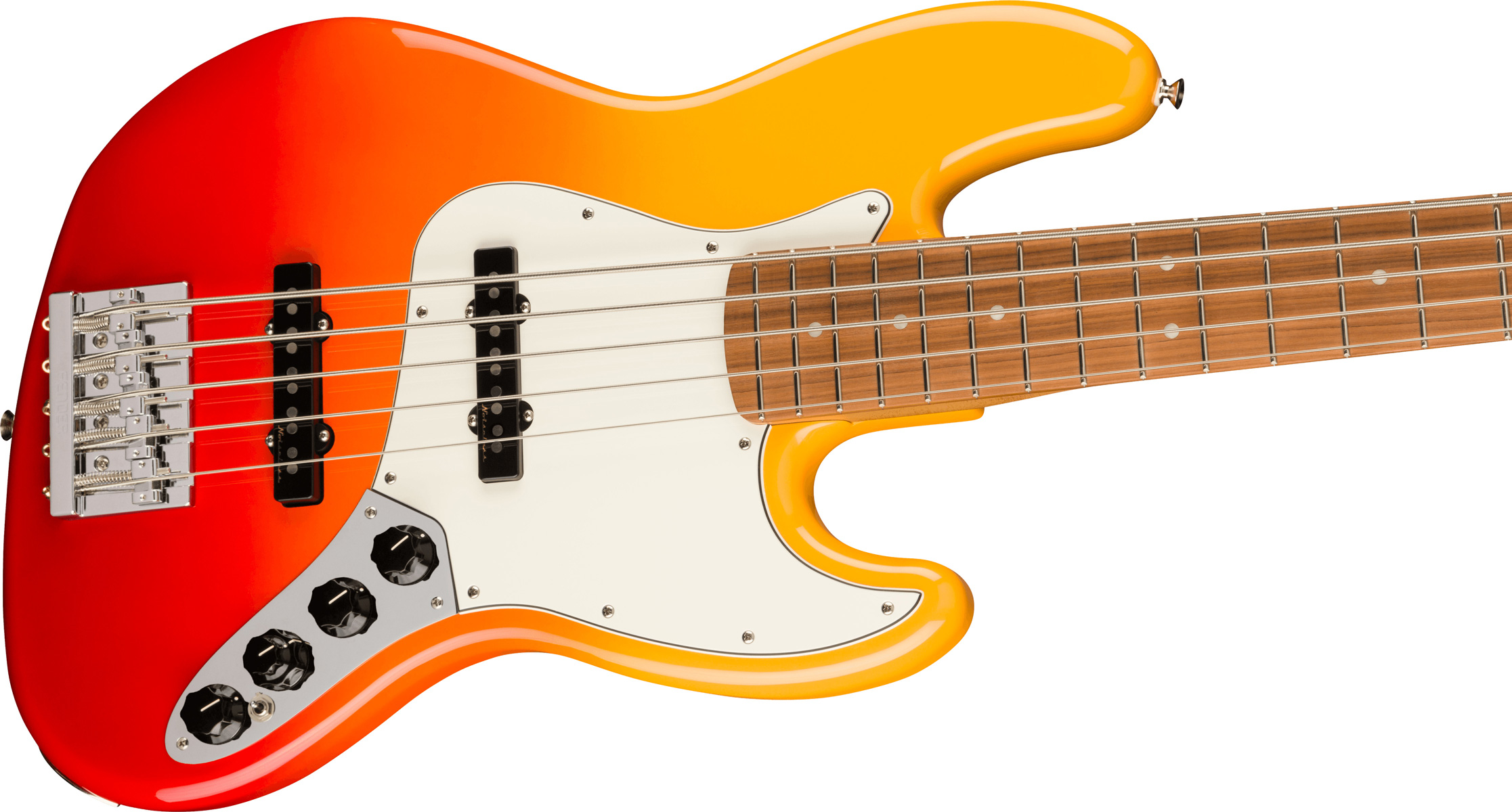Fender Player Plus Active Jazz Bass V PF Tequila Sunrise по цене 168 300 ₽