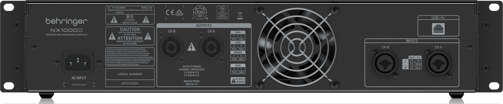 Behringer NX1000D по цене 40 480.00 ₽