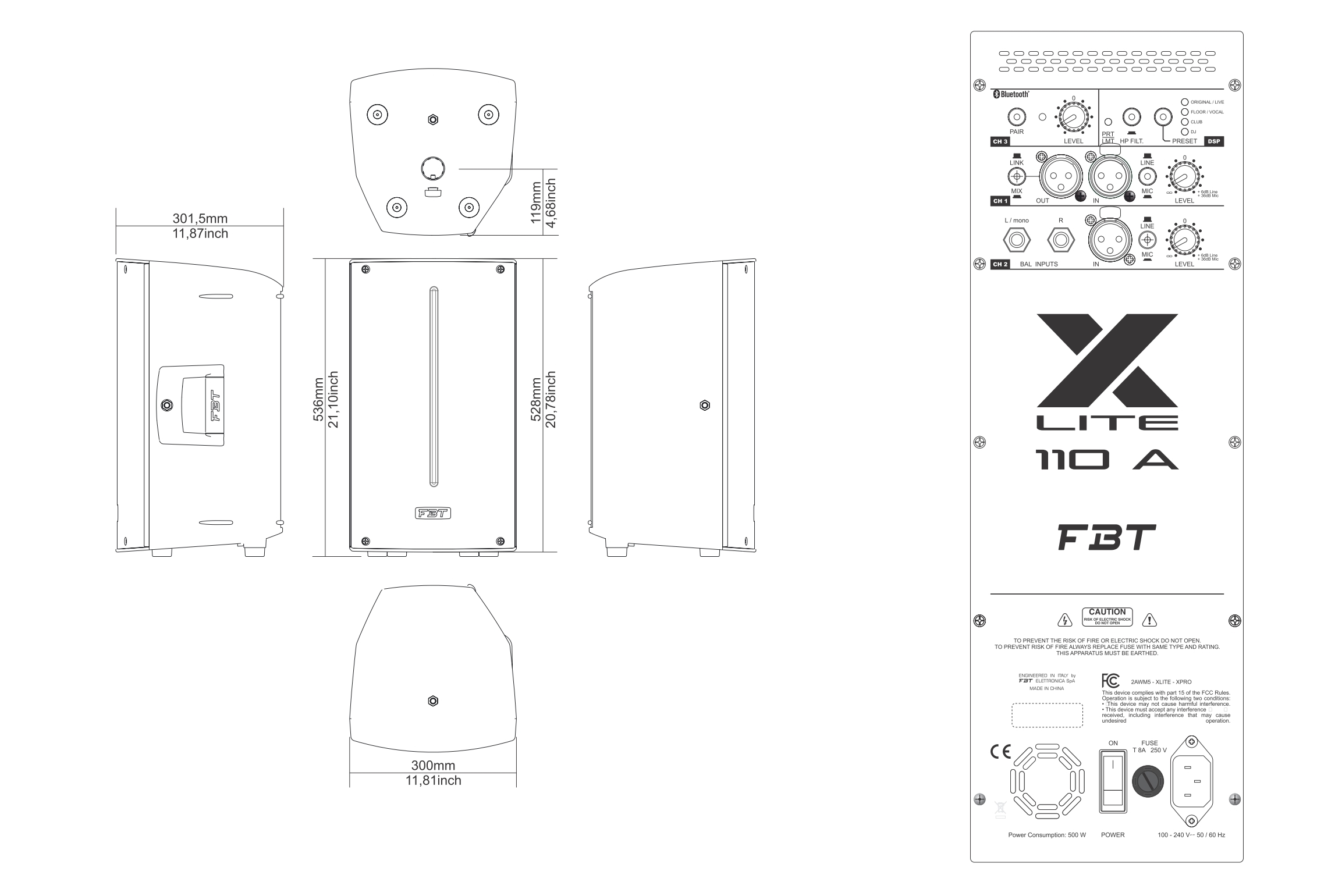 FBT X-LITE 110A по цене 64 990.00 ₽