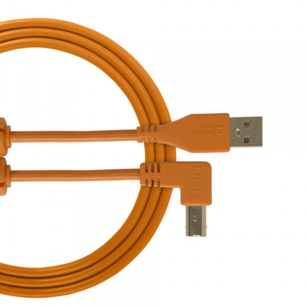 UDG Ultimate Audio Cable USB 2.0 A-B Orange Angled 1m по цене 1 130 ₽