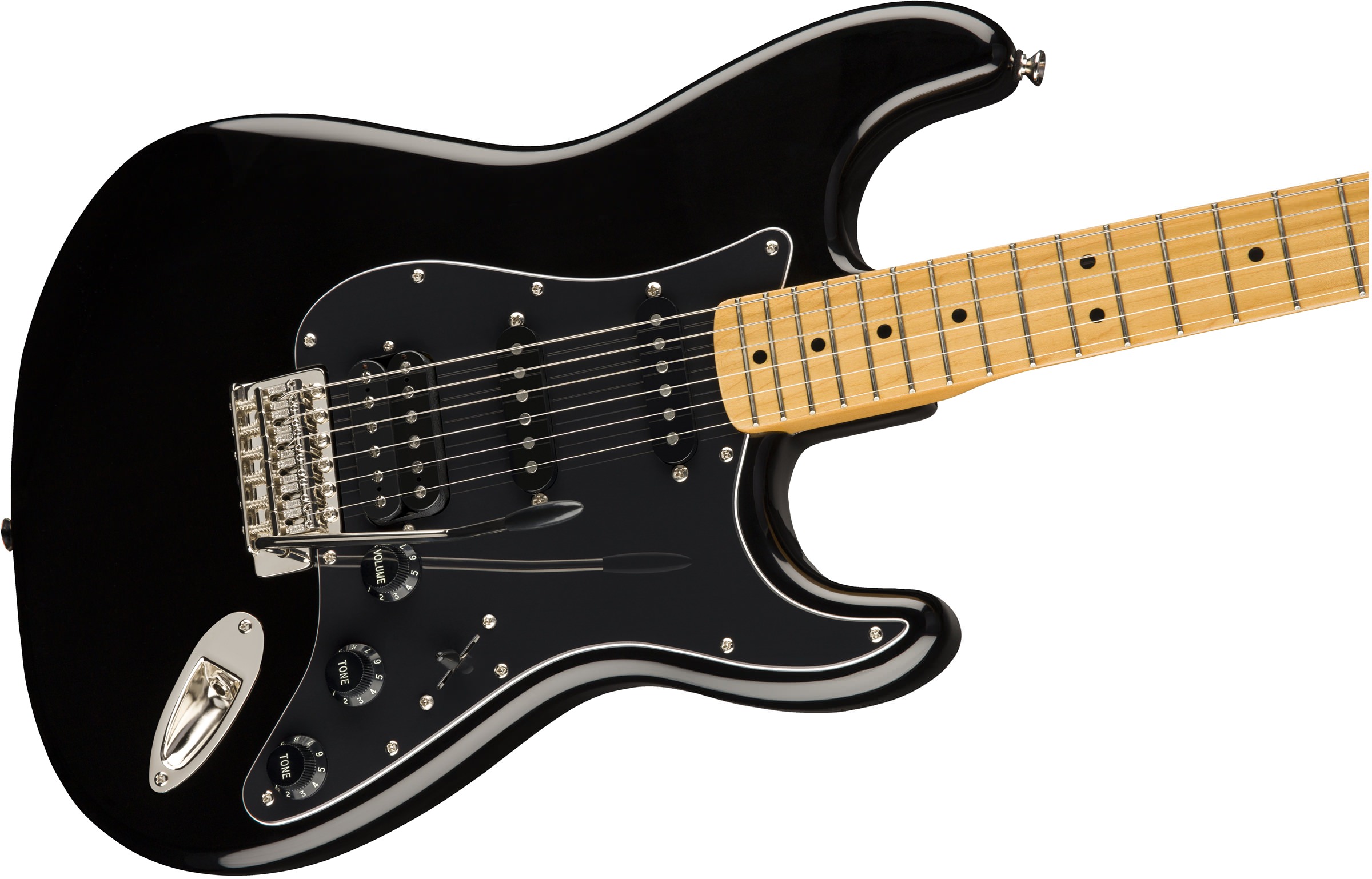 Fender Squier Classic Vibe 70s Strat HSS MN BLK по цене 61 600 ₽