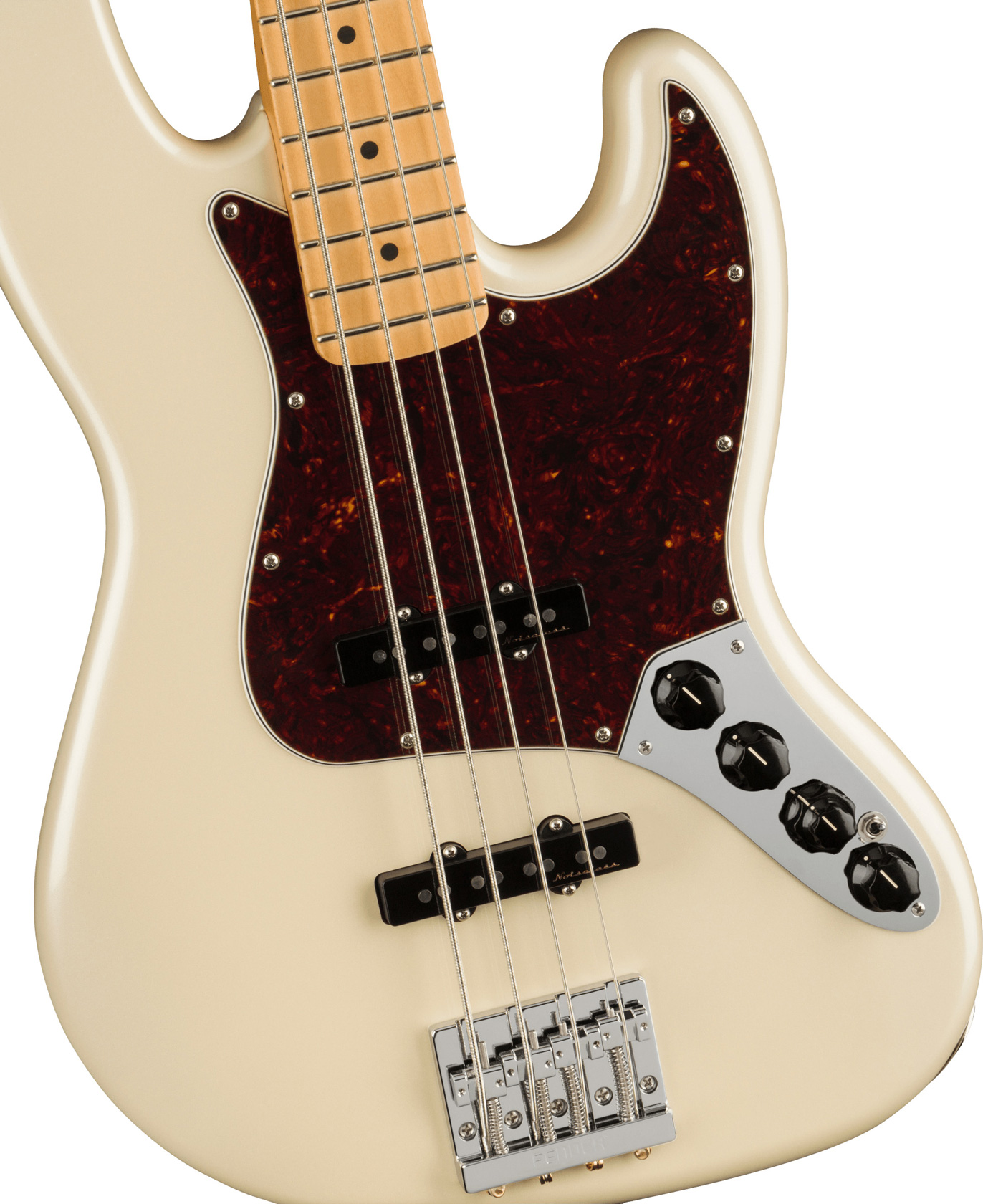 Fender Player Plus Active Jazz Bass MN Olympic Pearl по цене 160 600 ₽