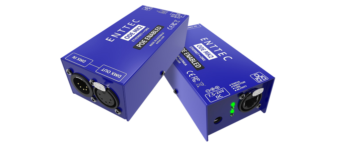 Enttec ODE POE MK2 (Open DMX Ethernet) по цене 31 320 ₽