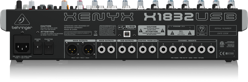 Behringer XENYX X1832USB по цене 32 130 ₽