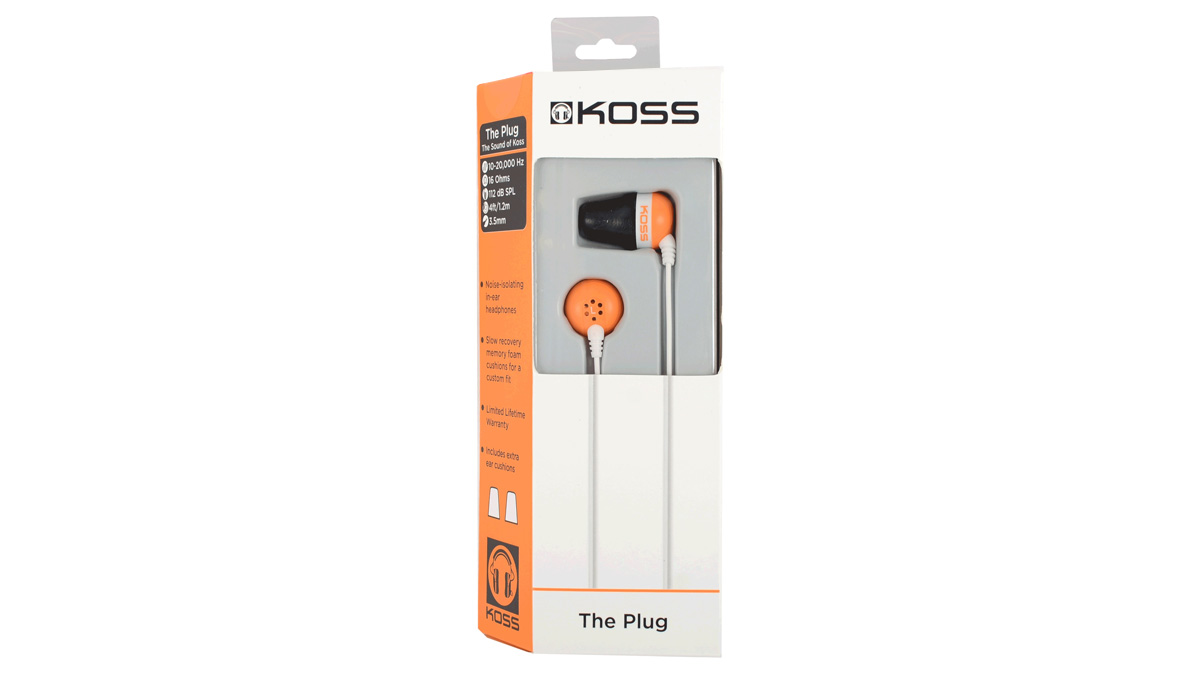 KOSS The Plug Orange по цене 990.00 ₽