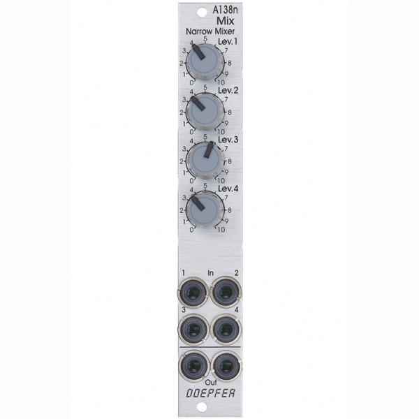Doepfer A-138n Narrow Mixer по цене 5 550 ₽