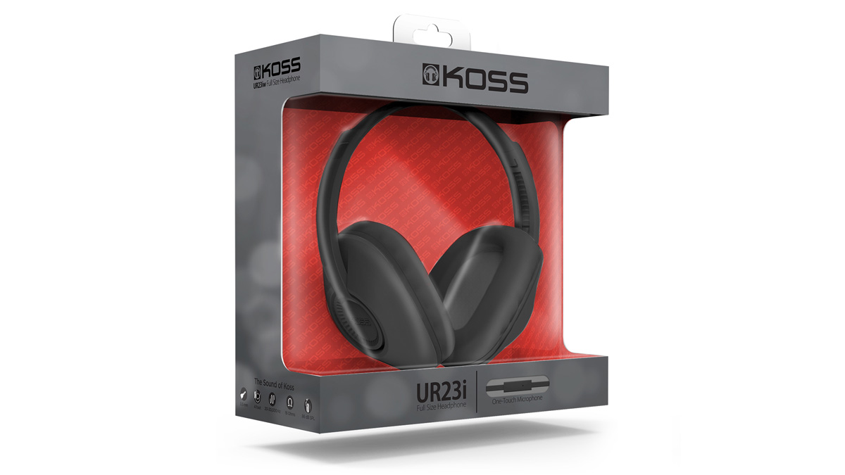 KOSS UR23iK Black по цене 1 490.00 ₽