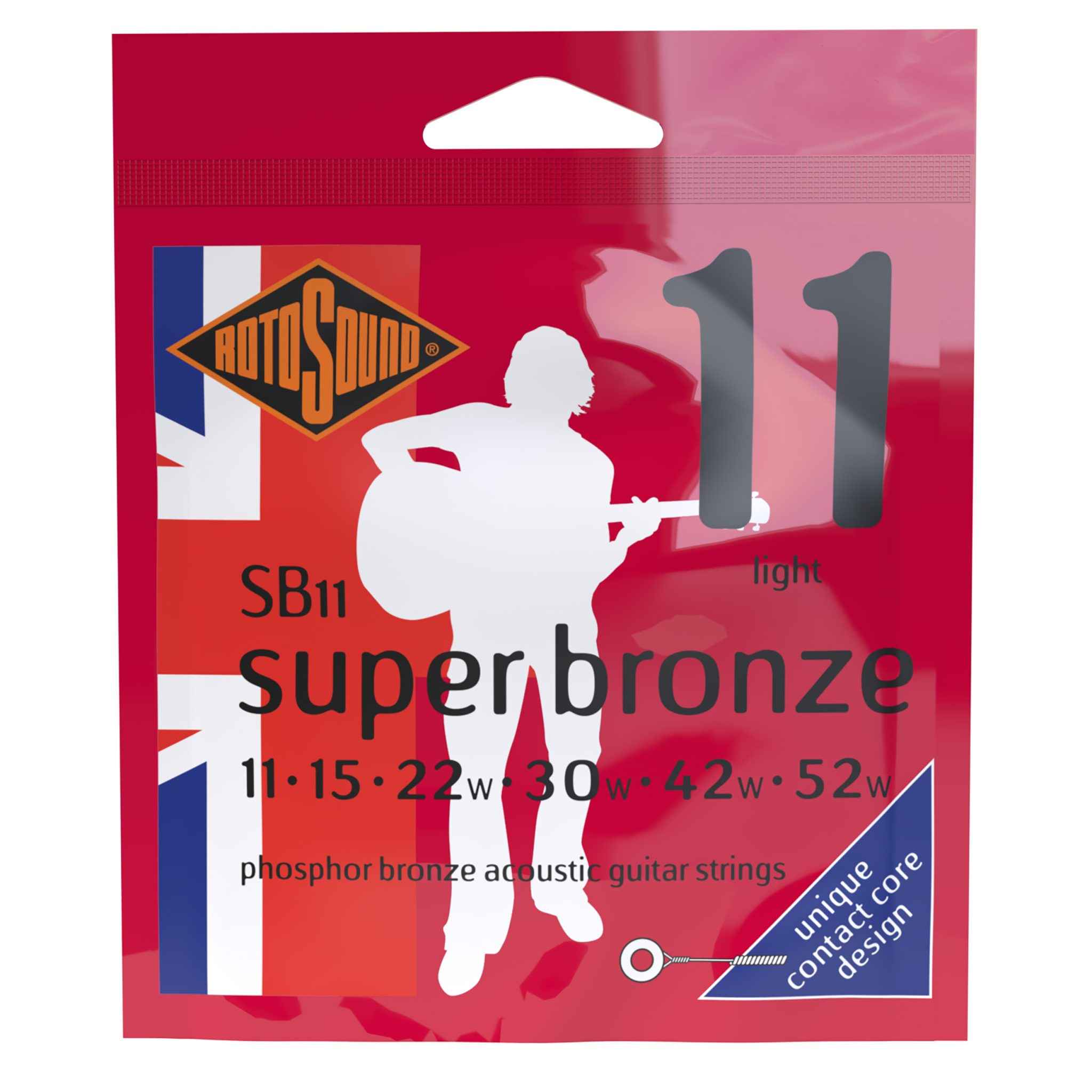 Rotosound SB11 Strings Phosphor Bronze по цене 970.00 ₽