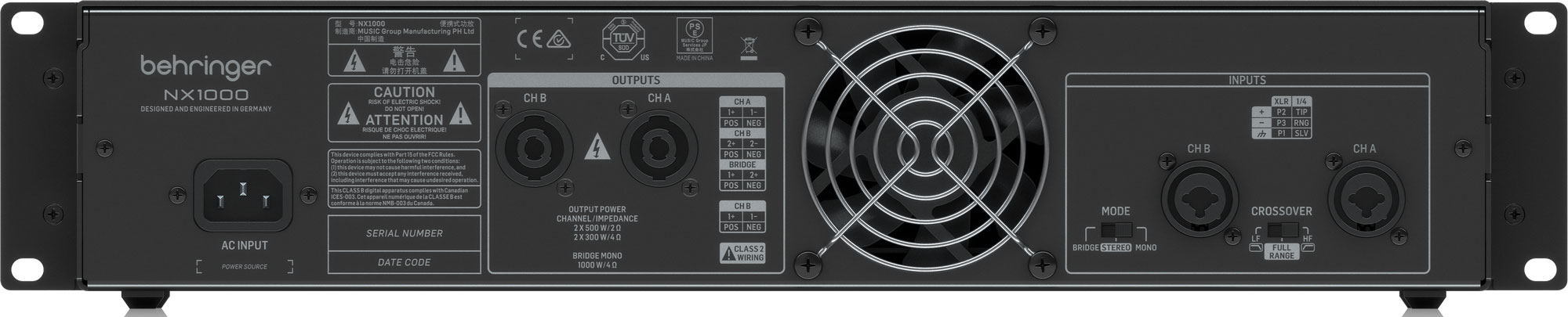 Behringer NX1000 по цене 33 030.00 ₽