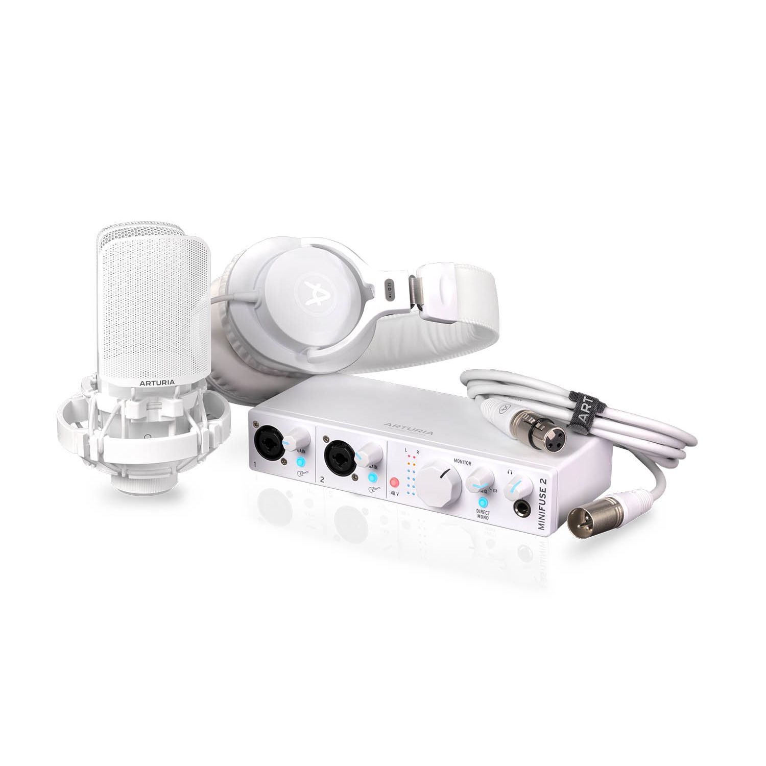 Arturia MiniFuse Recording Pack White по цене 38 500 ₽