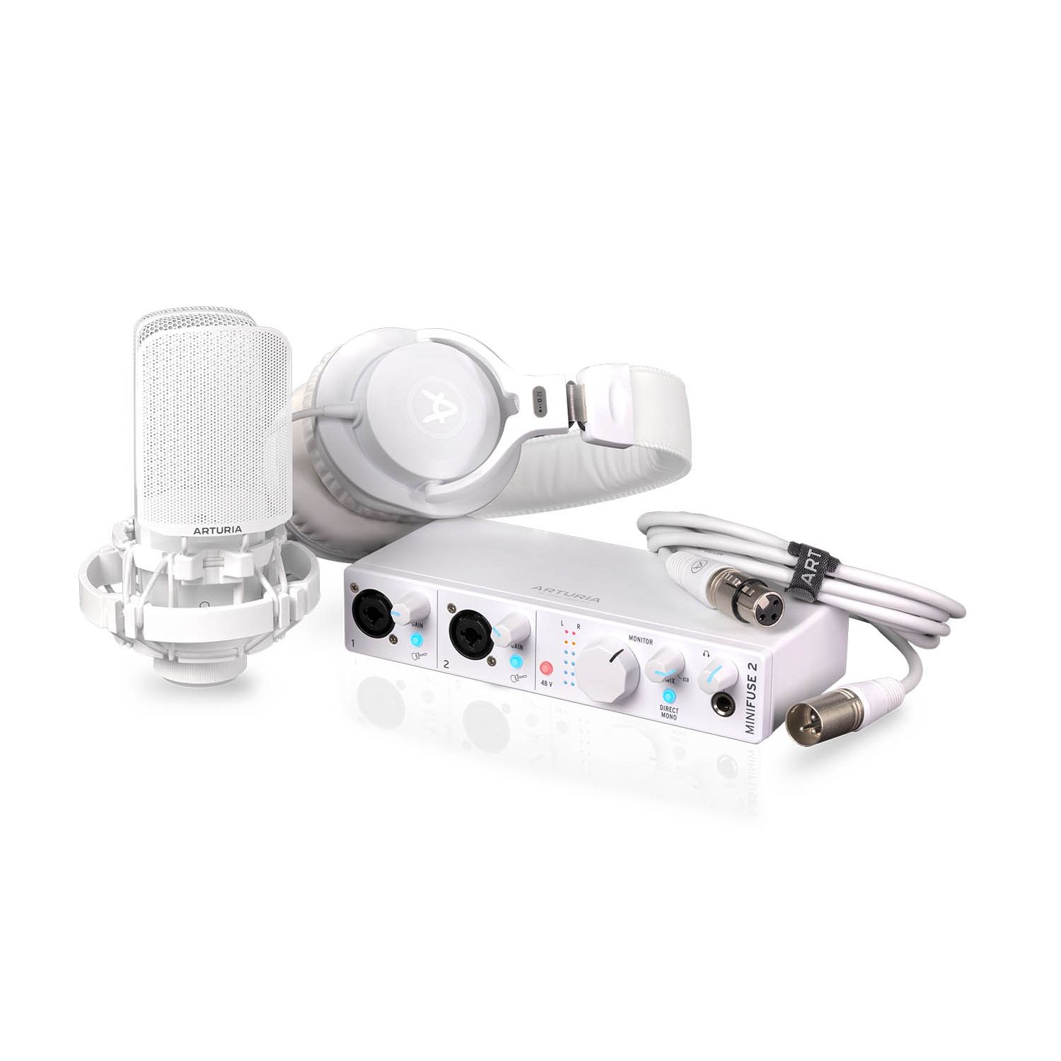 Arturia MiniFuse Recording Pack White по цене 37 000 ₽