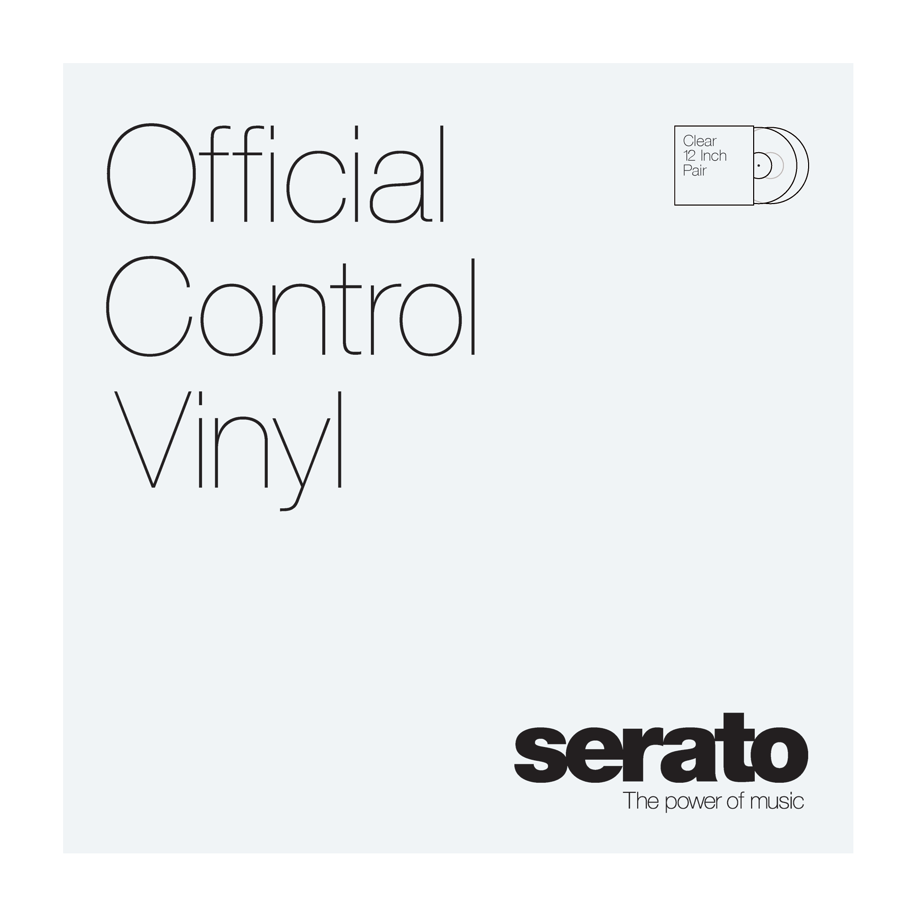 Serato 12" Control Vinyl Performance Series (пара) - Clear по цене 4 870 ₽