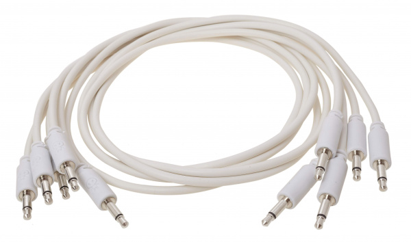 Erica Synths Eurorack Patch Cables 90cm, 5 Pcs White