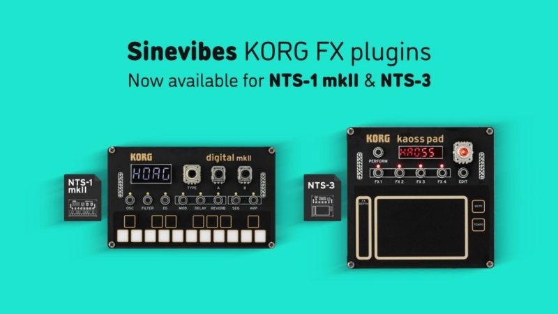 SINEVIBES | Плагины эффектов для KORG NTS-1 mkII и NTS-3