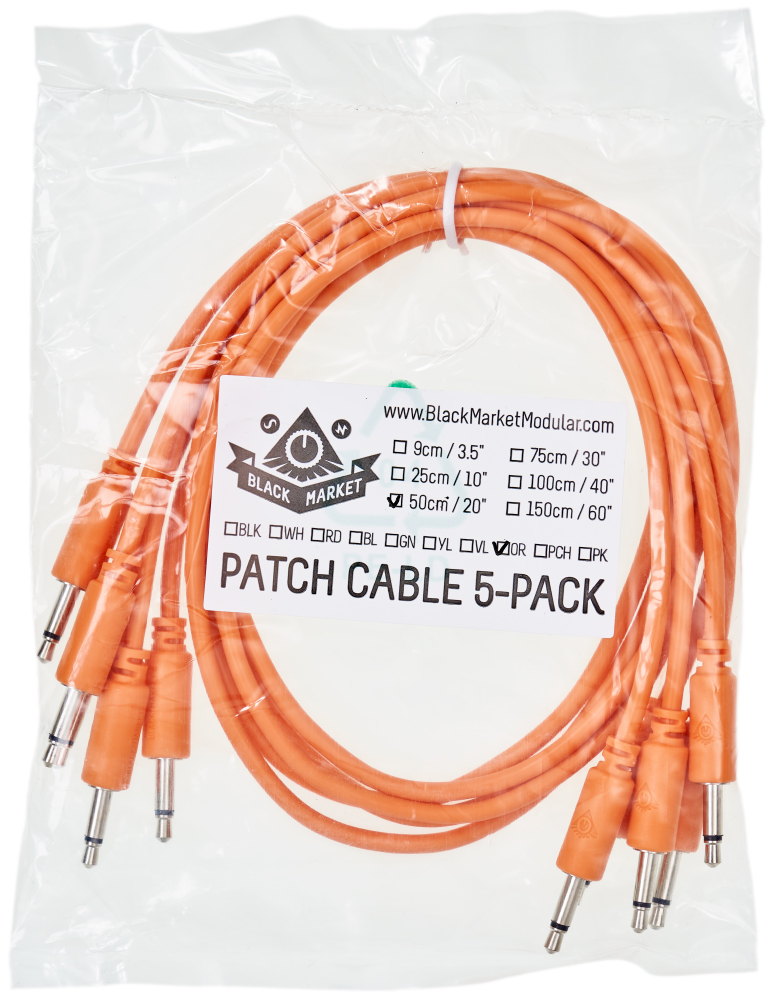 Black Market Modular patchcable 5-Pack 50 cm orange по цене 1 360 ₽