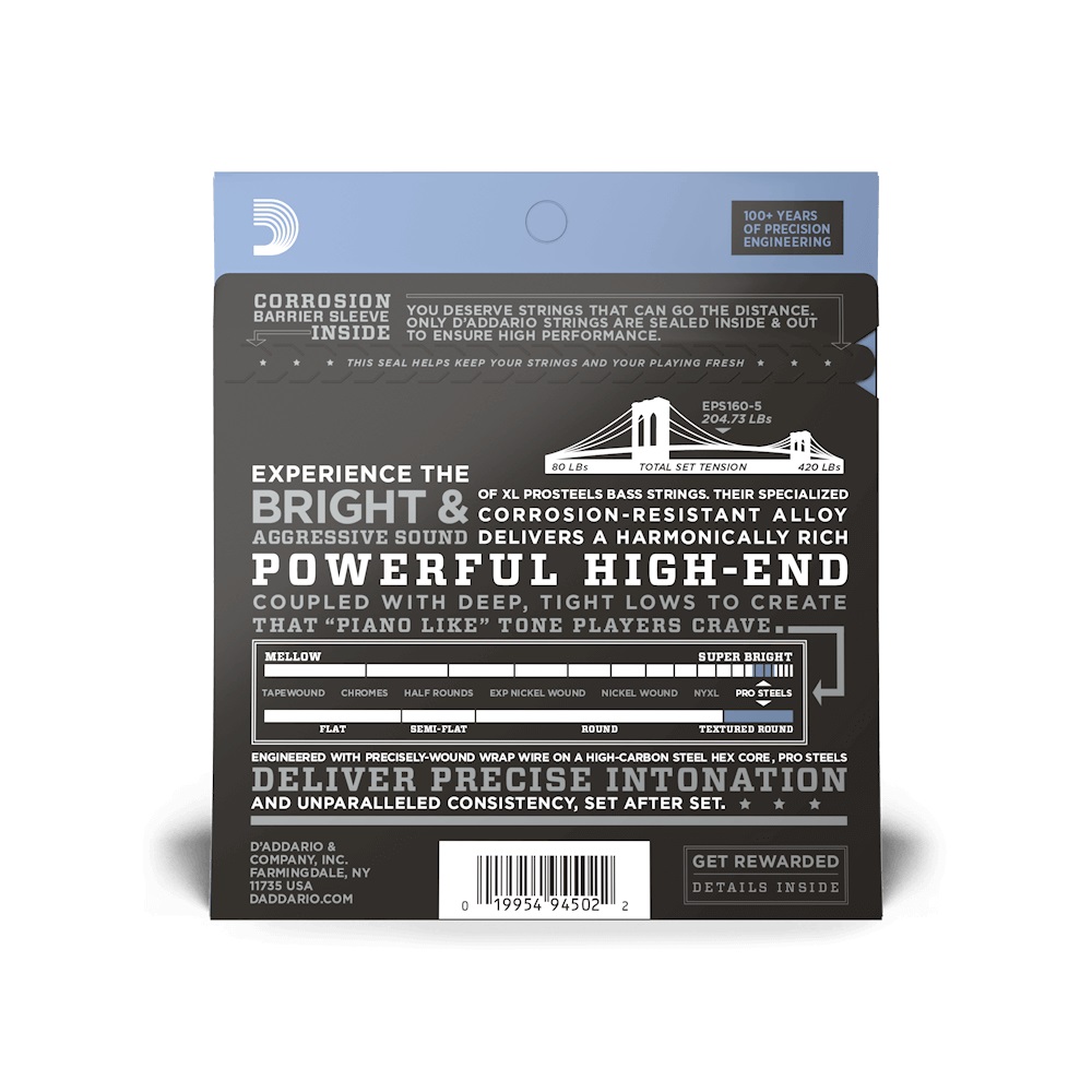 D'Addario EPS165-5 по цене 6 600 ₽