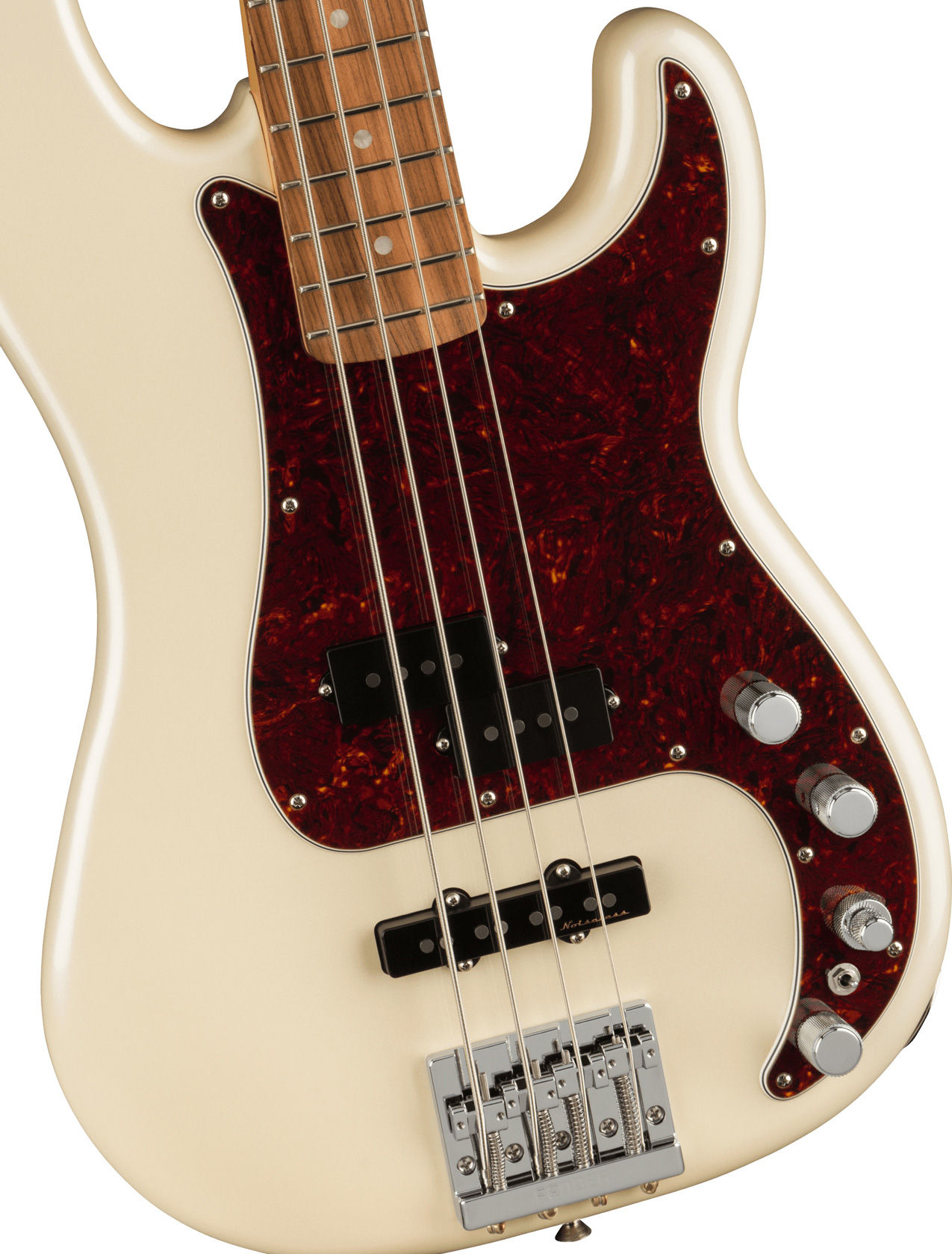 Fender Player Plus Active P Bass PF Olympic Pearl по цене 154 000 ₽