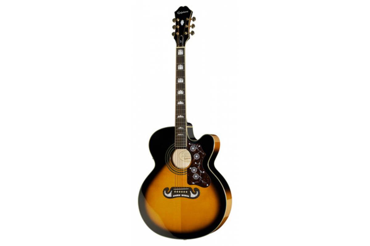 Epiphone J-200 EC Studio Vintage Sunburst по цене 94 000 ₽