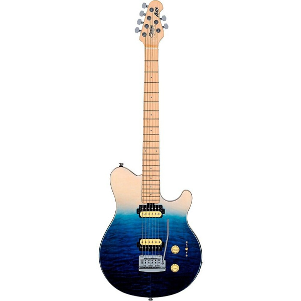 Sterling By Music Man Axis SUB AX3QM-SPB-M1 Spectrum Blue по цене 64 680 ₽