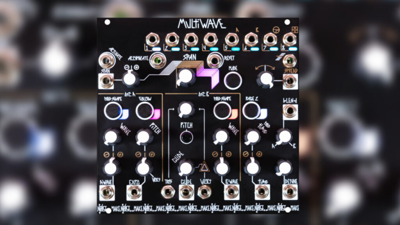 Make Noise MultiWAVE: 8-канальный wavetable-осциллятор для Eurorack