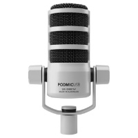 Rode PodMic USB W - Студийный микрофон с динамическим капсюлем Rode PodMic USB W по цене 24 350 ₽