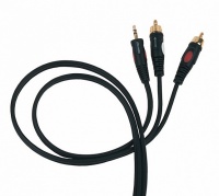 Die Hard DHG520LU18 Кабель 2 х RCA m - Stereo Mini 3.5мм Jack, 1,8 метра