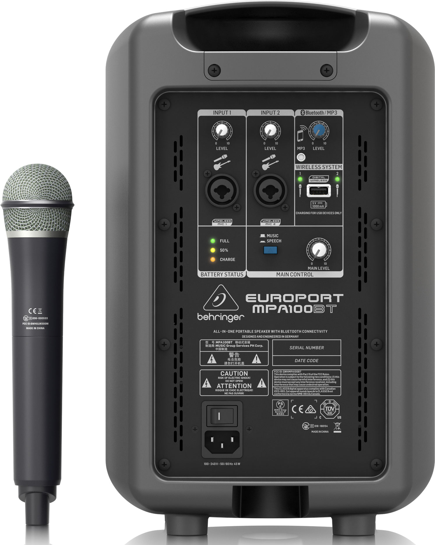 Behringer Europort MPA100BT по цене 46 760 ₽