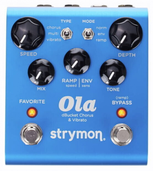 Strymon Ola dBucket Chorus & Vibrato по цене 32 560.00 ₽